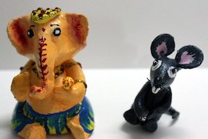 Ganesh, modak and a mouse