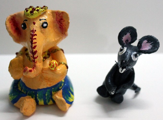 Ganesh Ji, Modak and a Mouse